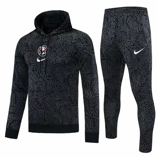 Hoodies América 2021-22 Schwarz Fussballtrikots Günstig